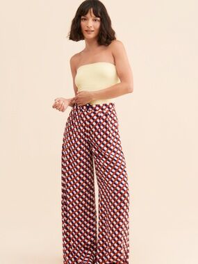 Corey Lynn Calter wide leg geometric pants